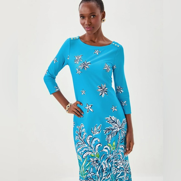 LILLY PULITZER  UPF 50+ ChillyLilly Seralina Maxi Dress⭐️ - Picture 7 of 16